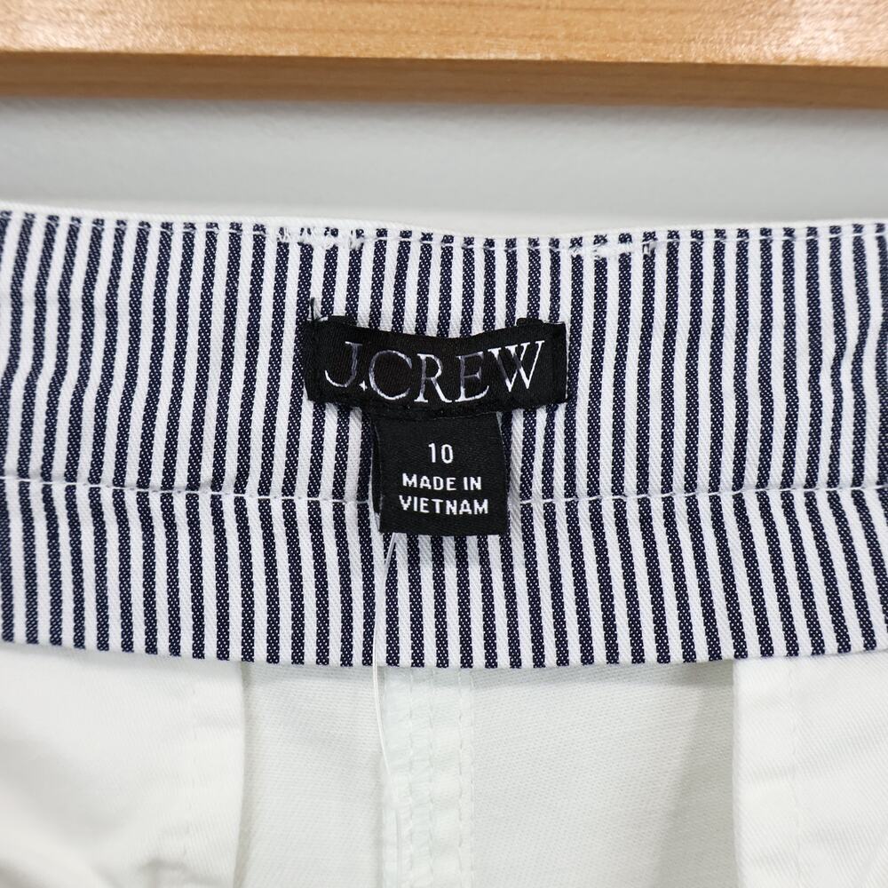 J.Crew 3" Pleated Heritage Chino Short White Size 10 NWT - Picture 6 of 7